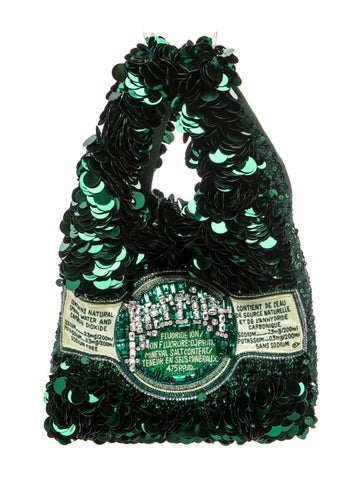 Sequins Top Handle Bag