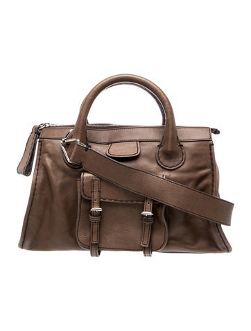 Leather Top Handle Bag