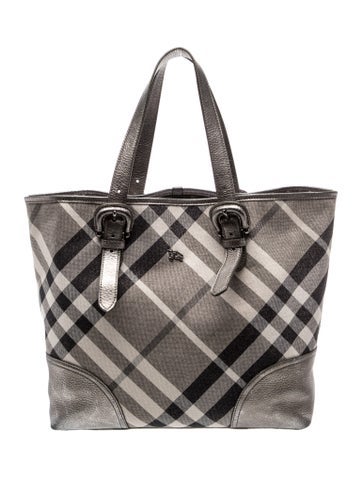Shimmer Check Tote