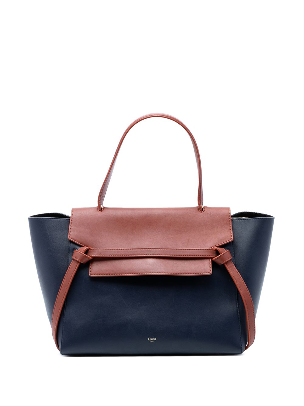 2014 Mini Bicolor Smooth Calfskin Belt Bag satchel