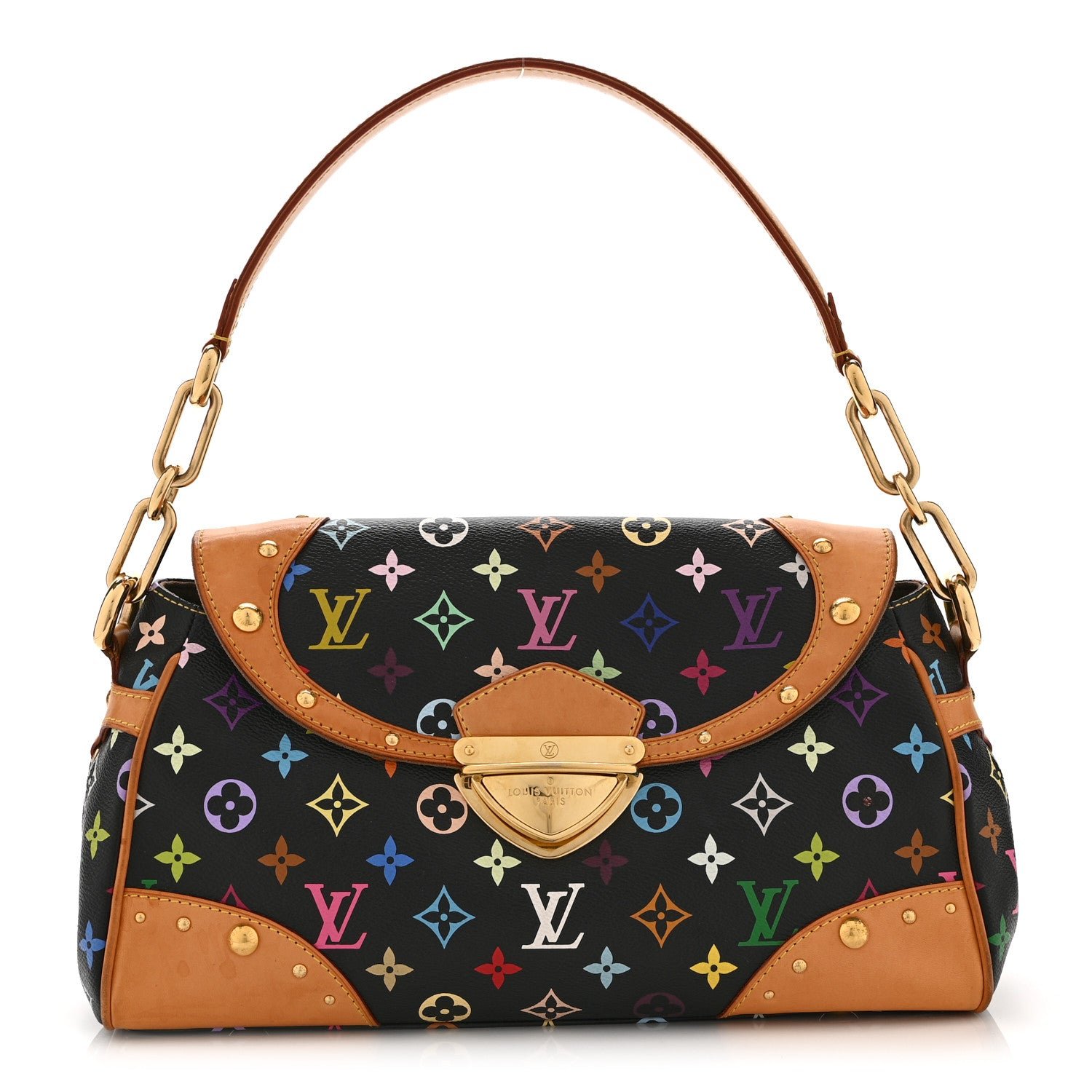 Louis Vuitton Monogram Multicolor Beverly MM Black