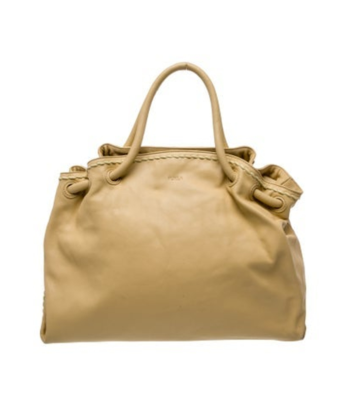 Furla Leather Top Handle Bag