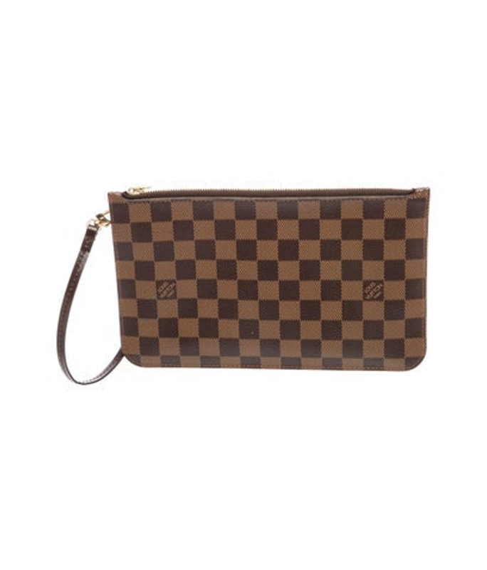 Louis Vuitton Vuitton Damier Ebene Neverfull Pouch