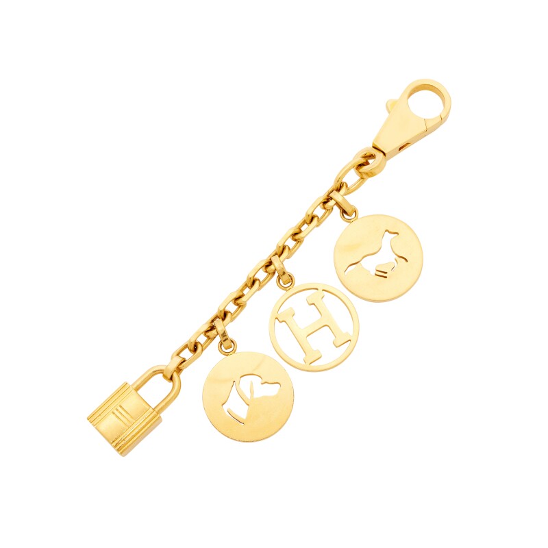 Hermes Gold Olga Breloque Bag Charm