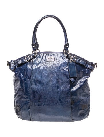 Patent Leather Top Handle Bag