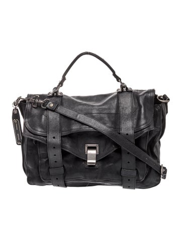 Leather PS1 satchel Medium