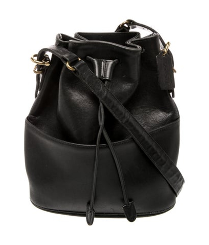 Coach Leather Bucket Bag