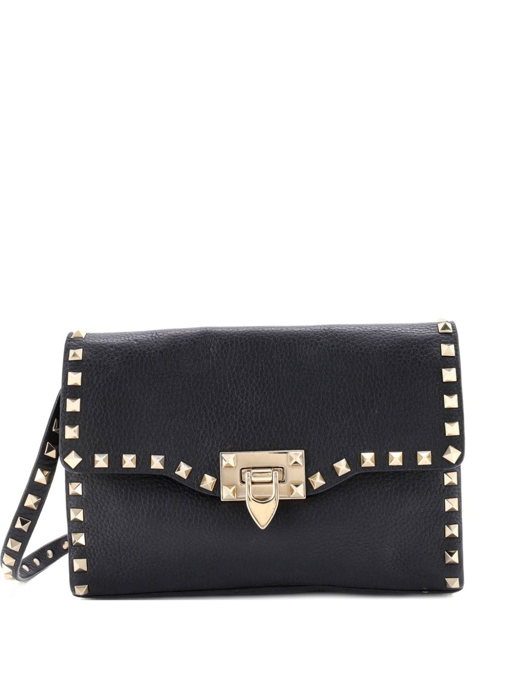 Rockstud Flip Lock Flap Bag Leather Medium crossbody bag