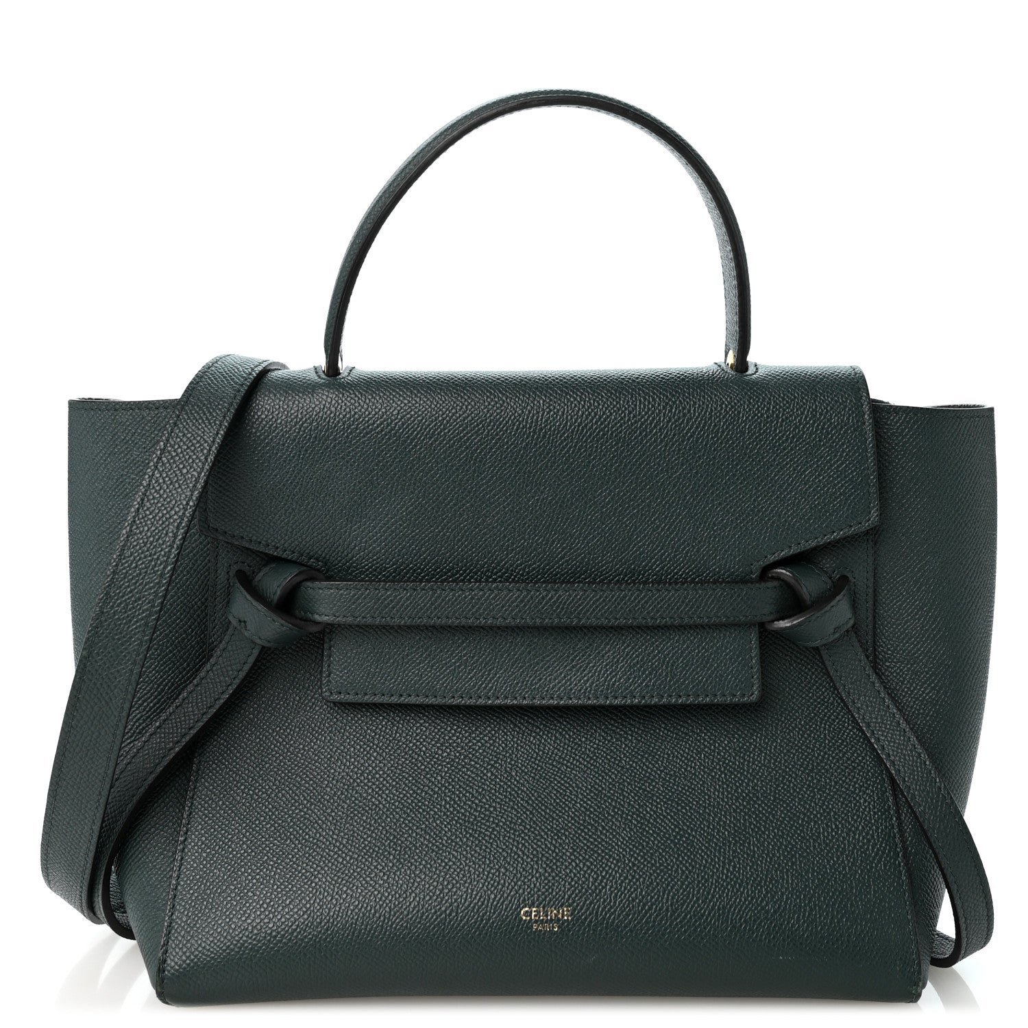 Celine Grained Calfskin Micro Belt Bag Amazone