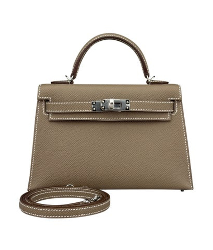 Hermes Epsom Leather Mini Kelly 20 2025 W Tags