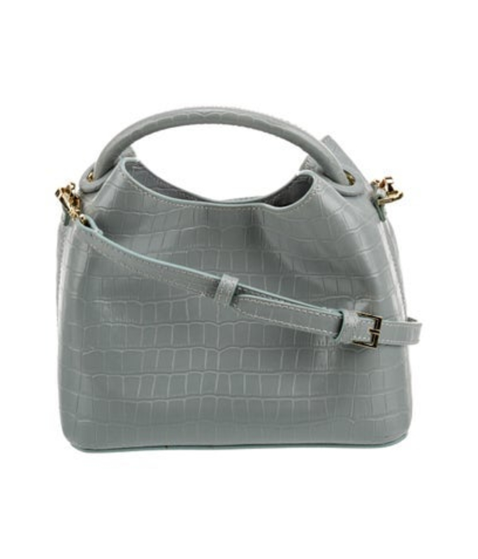 Elleme Embossed Leather Top Handle Bag