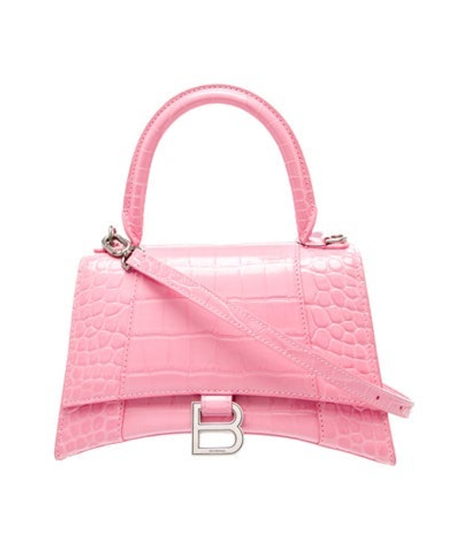 Balenciaga Embossed Leather Hourglass Small 2022 W Tags