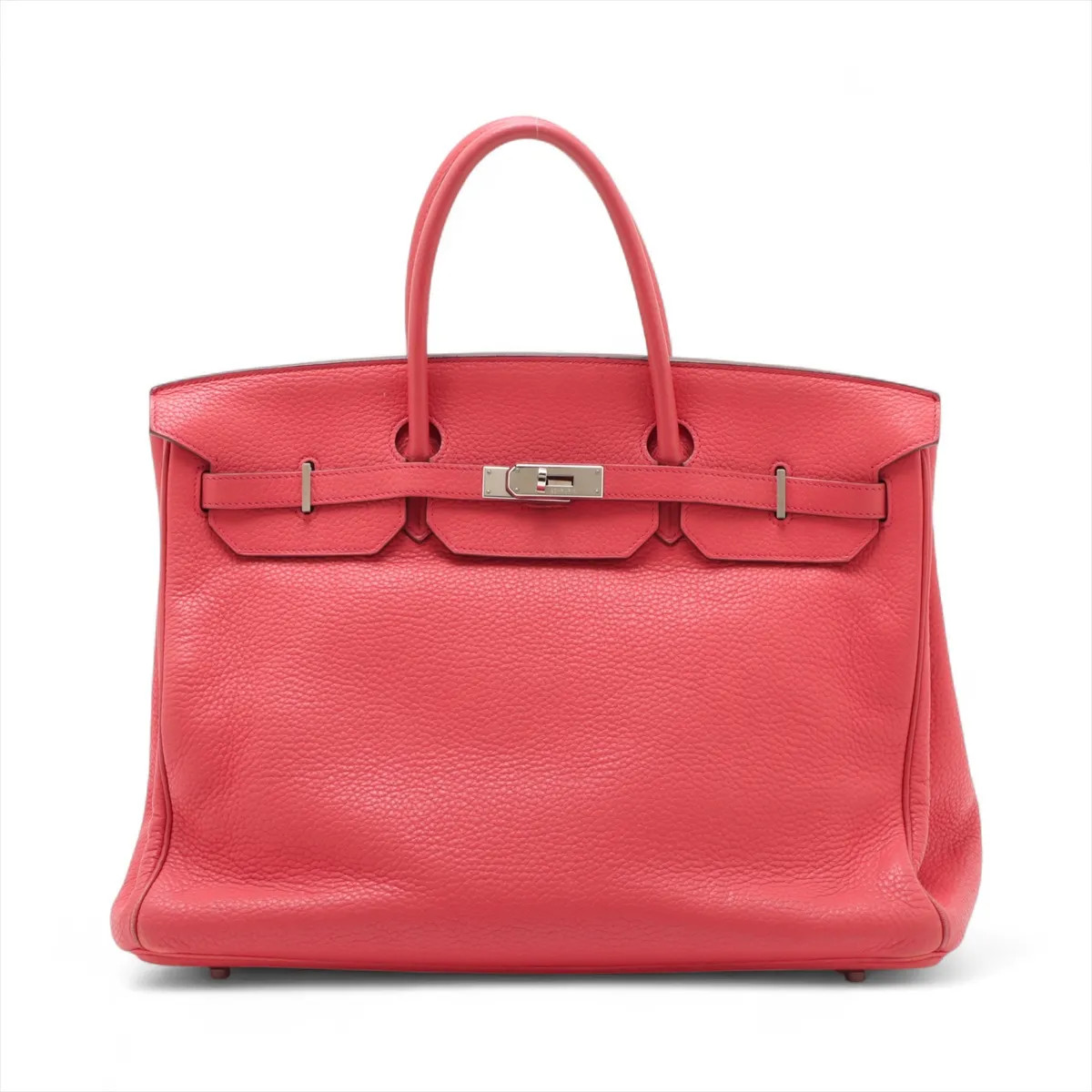 Hermès Birkin 40 Le Tournay Taurillon Clemence Bougainvillier Silver Metal Fitti