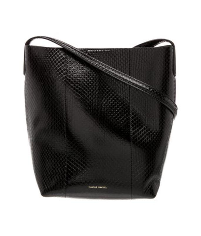 Mansur Gavriel Gavriel Embossed Leather Shoulder Bag