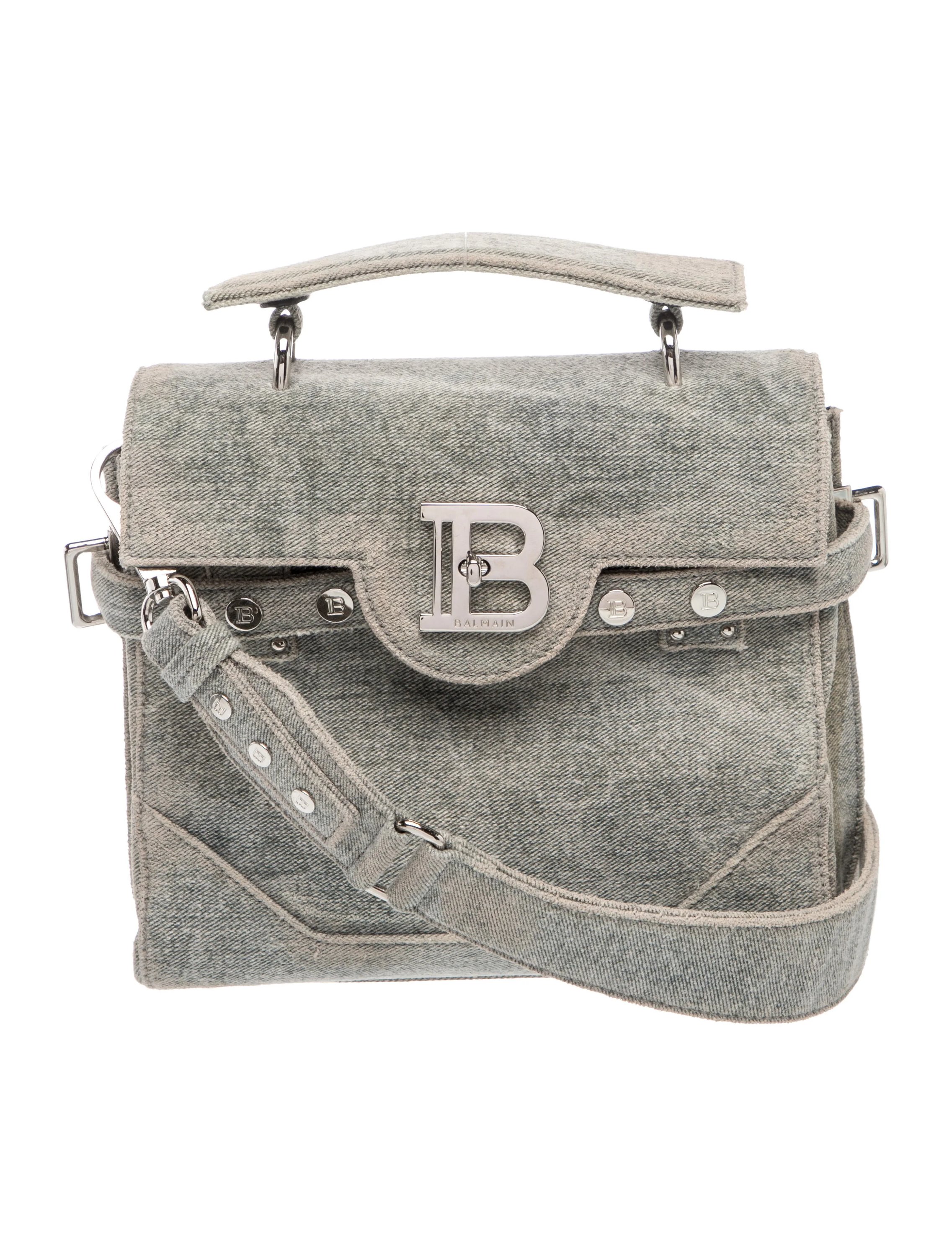 Denim Top Handle Bag