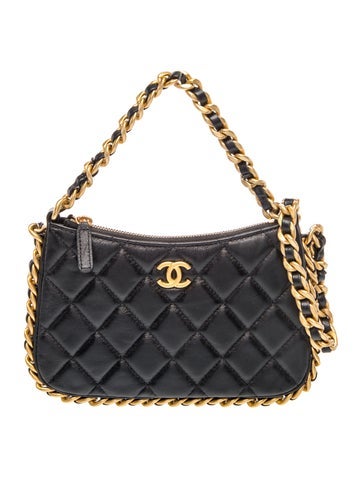 Small Top Handle Chain Around Hobo