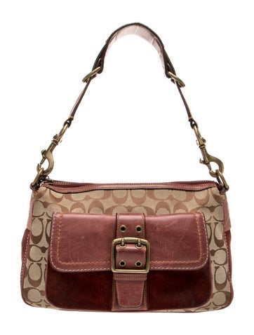 Coach Canvas Shoulder Bag Vintage