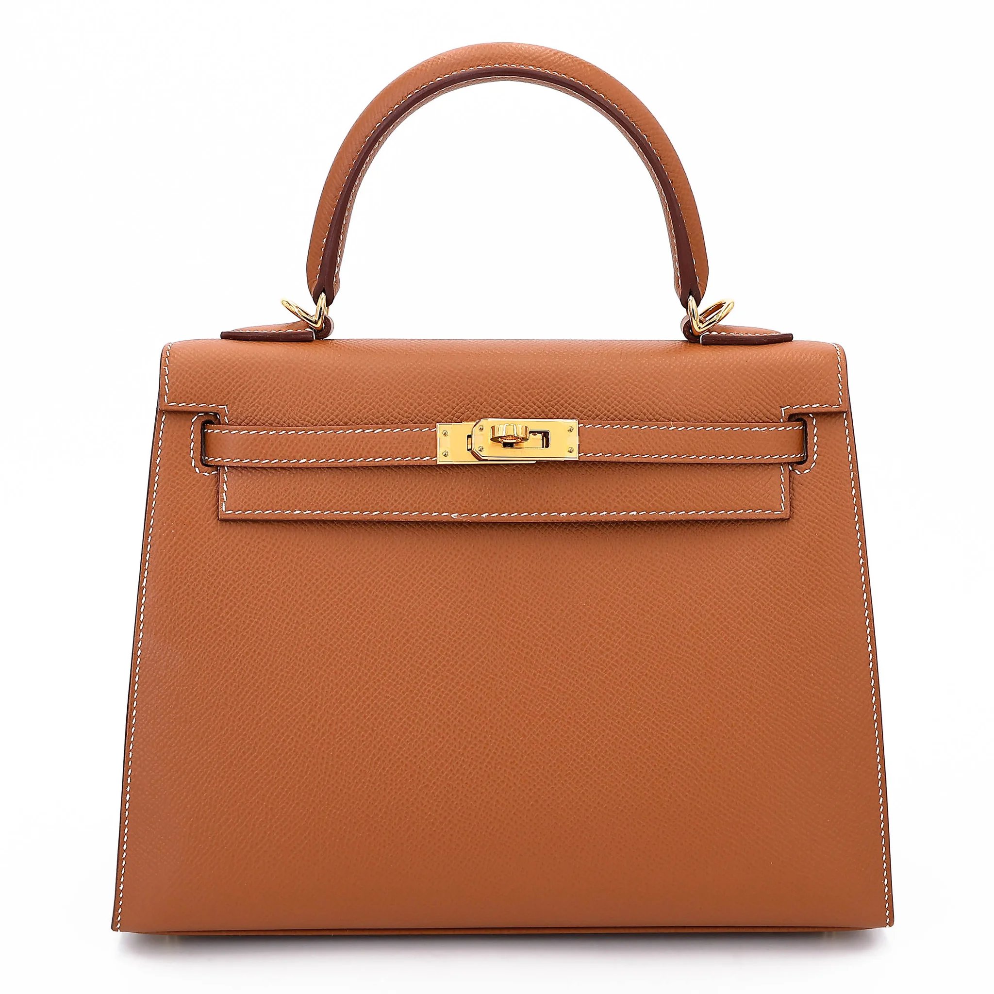 Excellent ( Rank SA ) HERMÈS Kelly 25 Sellier Gold (37) Epsom Gold hardware Z (2021)