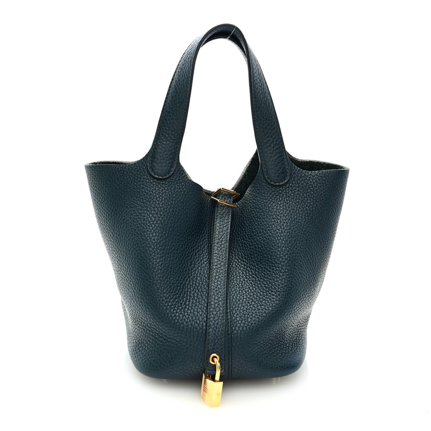Hermes Hermes Taurillon Clemence Picotin Lock 18 PM  Vert Cypress