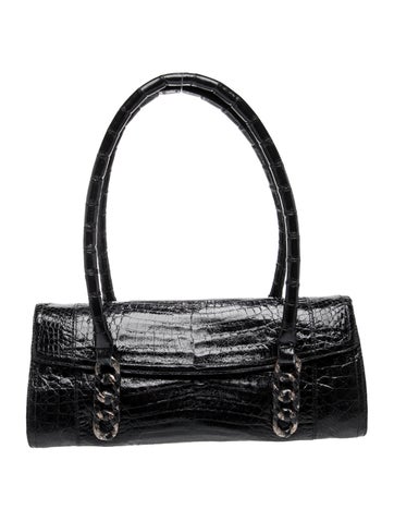 Nancy Gonzalez Crocodile Shoulder Bag