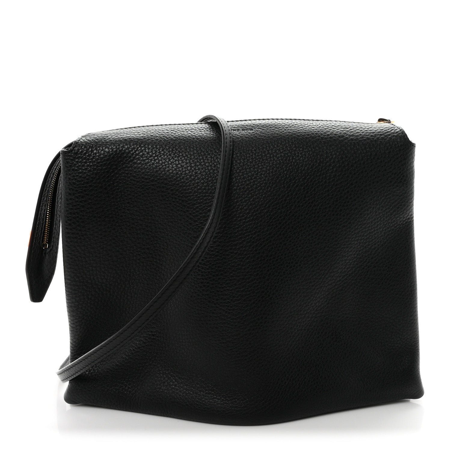 The Row Grained Calfskin Nu Twin Bag Black