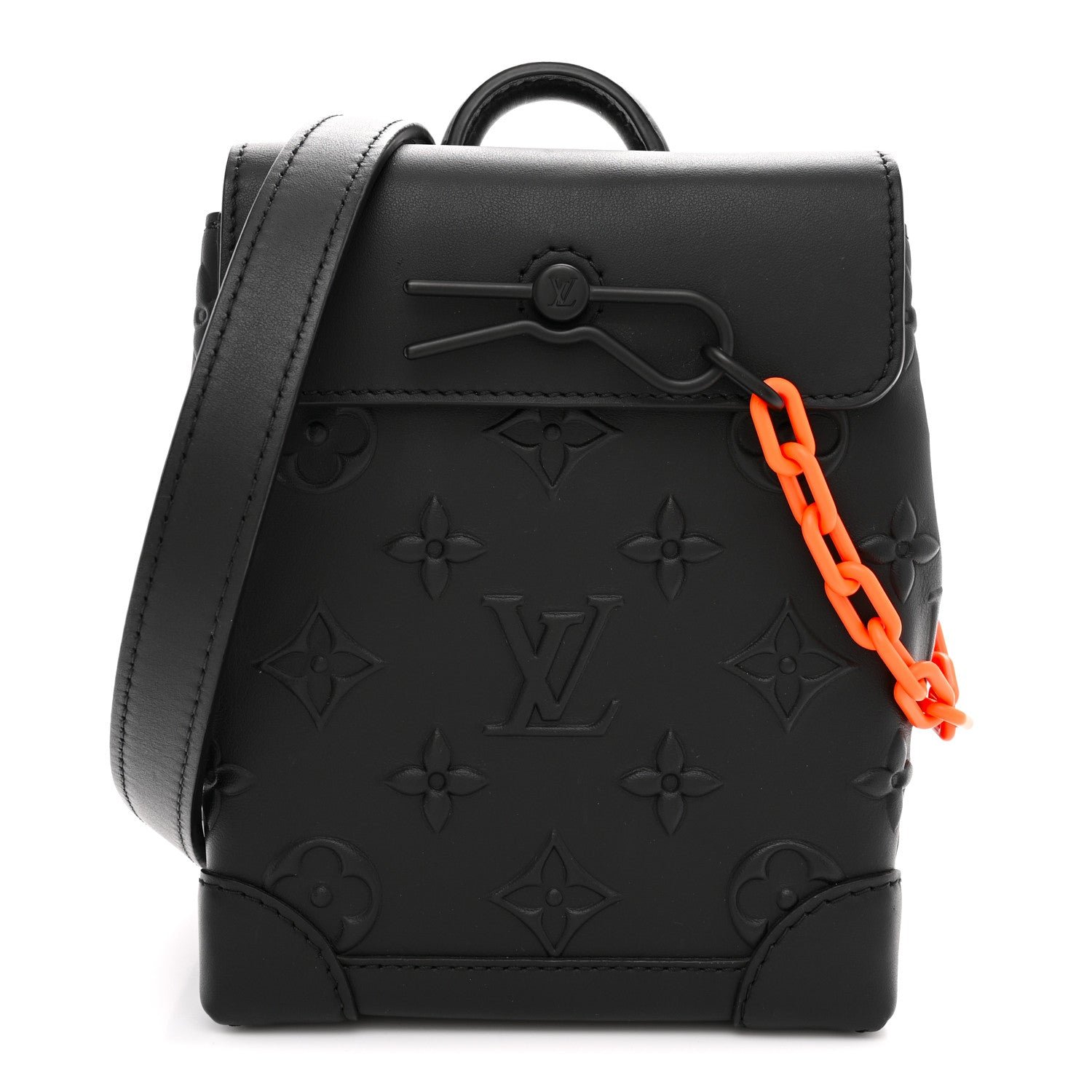 Louis Vuitton Monogram Seal Steamer XS Black