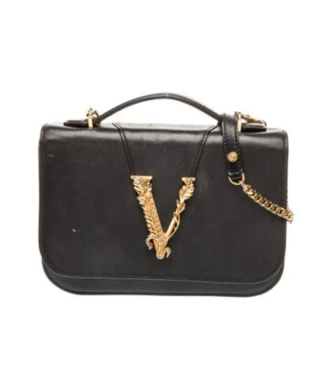 Versace Leather Shoulder Bag