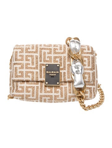 Balmain Canvas Shoulder Bag