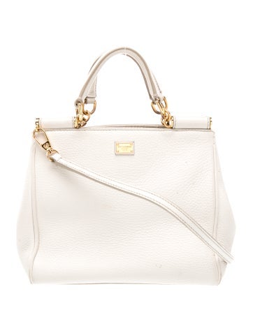 Dolce & Gabbana Leather Top Handle Bag