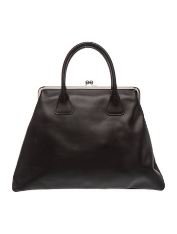 Comme des Garcons Leather Top Handle Bag