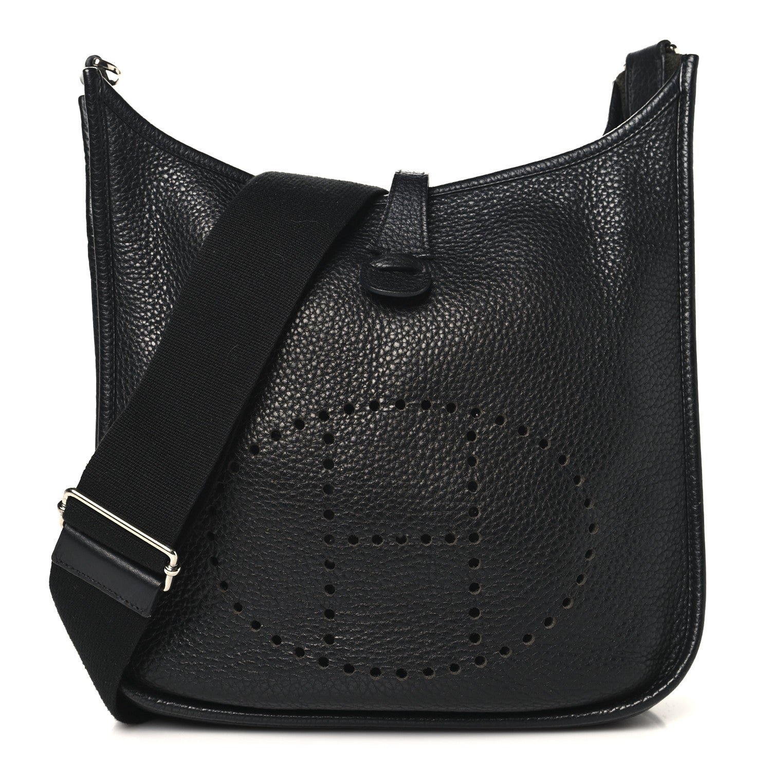 Hermes Taurillon Clemence Evelyne III PM Black