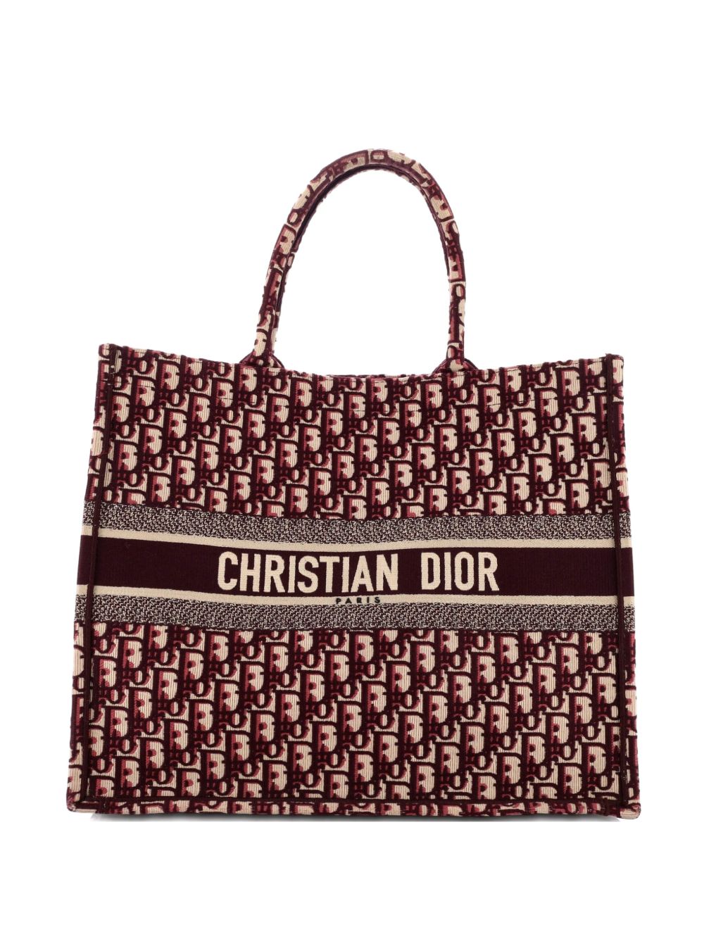 Book Oblique Canvas Large tote bag