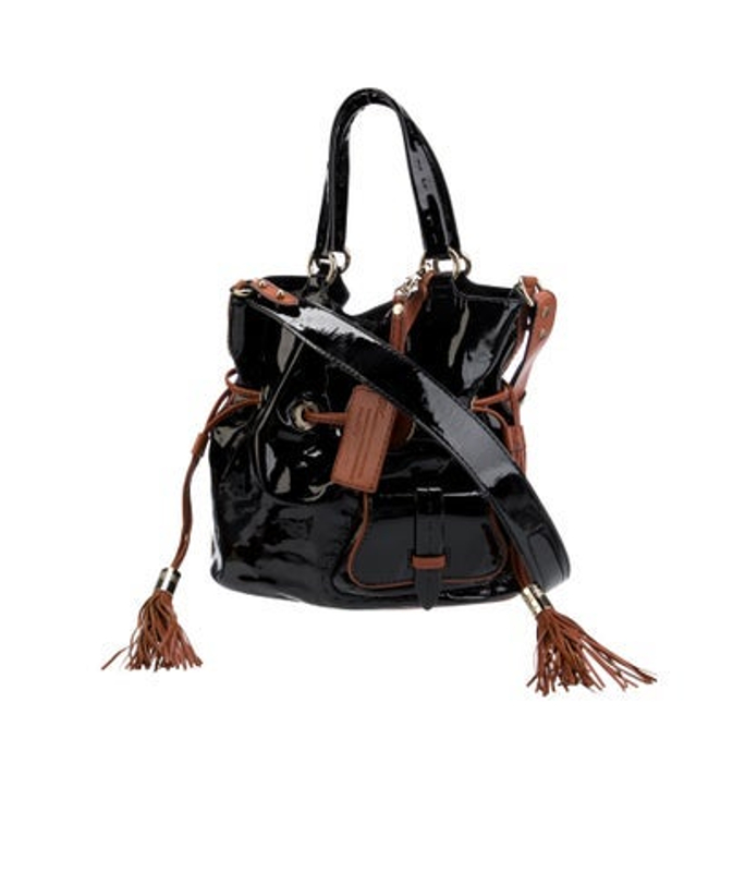 Lancel Patent Leather Top Handle Bag