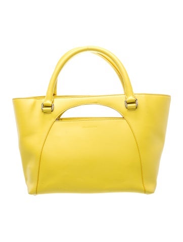 Leather Top Handle Bag
