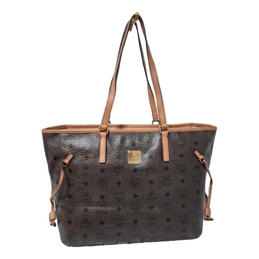 Leather tote