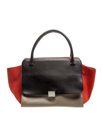 Leather Double Zipper Trapeze