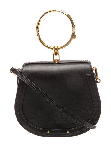 Chloe Leather Nile Bracelet Bag Small, Small