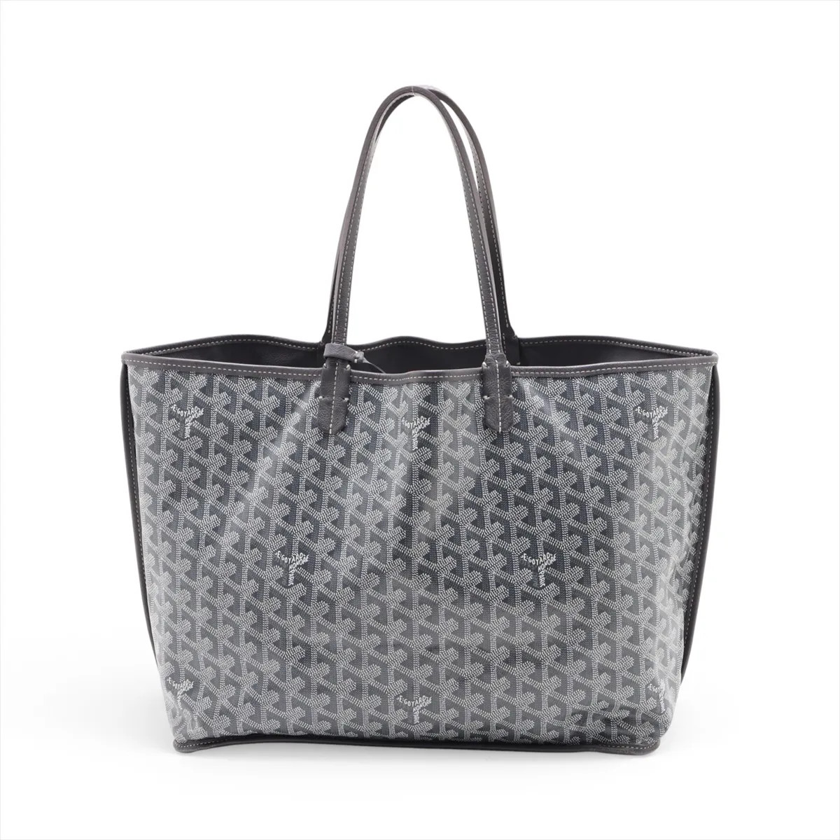 Goyard Anjou PM PVC & leather Tote bag Gray