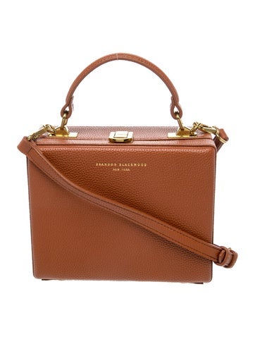 Brandon Blackwood Leather Top Handle Bag