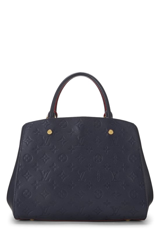 Louis Vuitton Bleu Infini Monogram Empreinte Montaigne MM