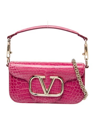 Embossed Leather Top Handle Bag