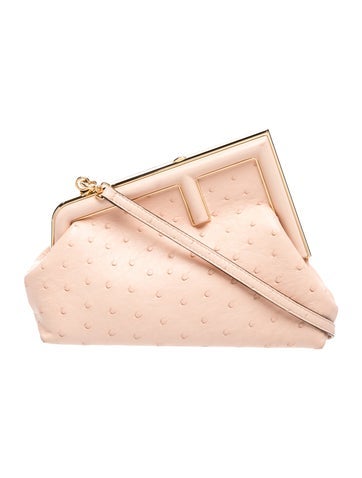 Fendi Ostrich First Handbag Small