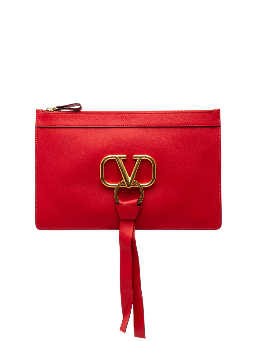 2018-2026 Leather VRing clutch bag