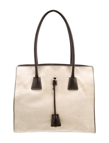 Prada Vitello Daino Leather Top Handle Bag