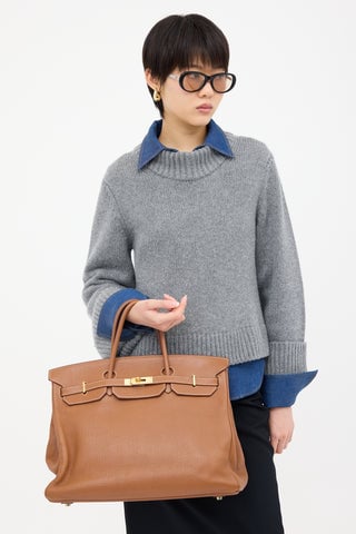 2009 Gold Clemence Birkin 40 Bag