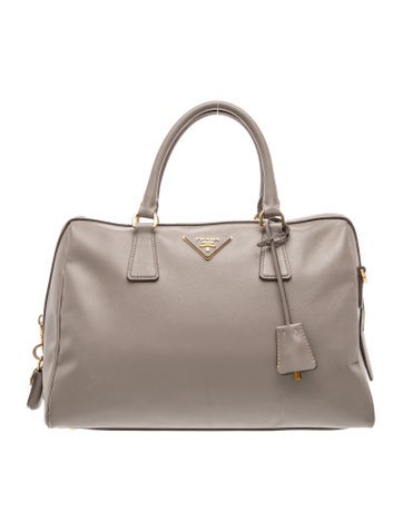 Saffiano Leather Top Handle Bag