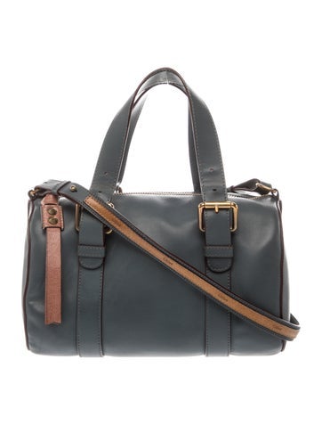 Leather Top Handle Bag