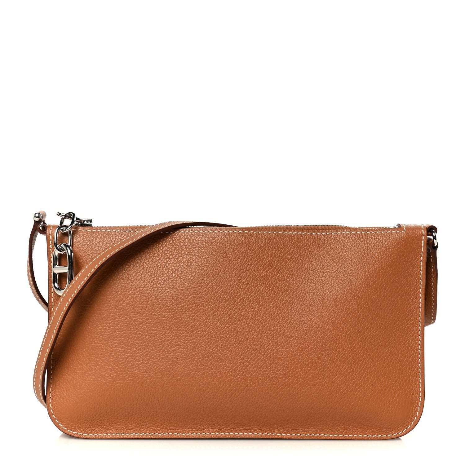 Hermes Evercolor Chaine d'Ancre Zipengo Pochette To Go Gold