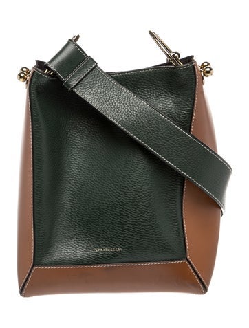 Strathberry Leather Lana Midi Bucket Bag