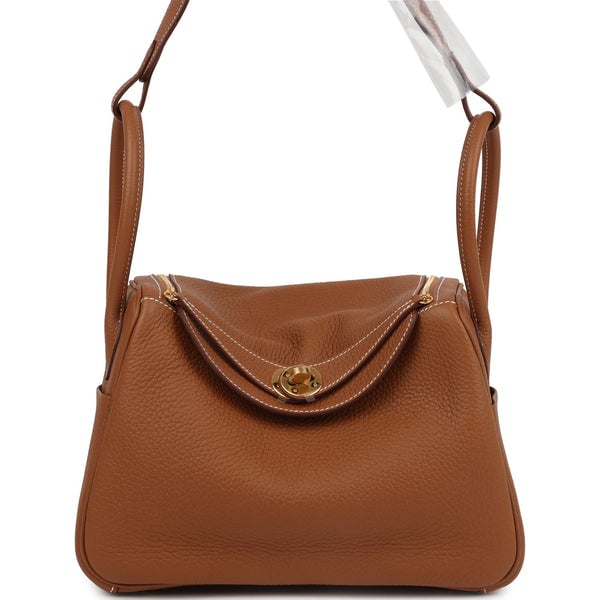 Hermes Hermes Lindy 26 Gold Clemence Gold Hardware